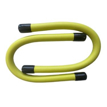 Imagem de oshhni Pulseira de peso de pulso com 2 peças, pesos de braço, elegantes para homens e mulheres, pesos de tornozelo, de perna para exercícios, fitness, Amarelo