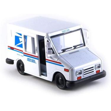 Imagem de Modelo de caminhão de brinquedo KinSmart Postal dos Estados Unidos USP