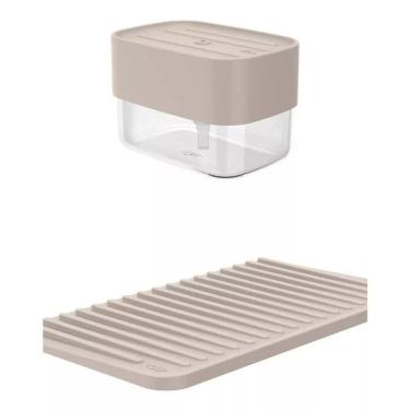 Imagem de Porta Detergente Sabão Liquido Pia E Escorredor De Copos