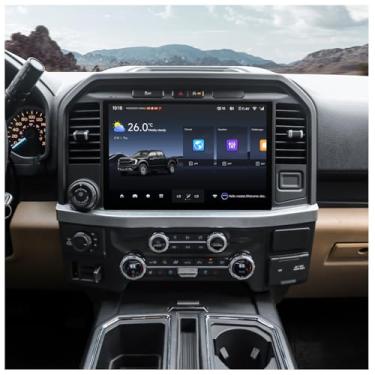Imagem de Para Ford F150 2015-2021 Rádio Android 1920 * 1200 2K HD Touch Screen Head Unit Wirless Carplay Tela de Navegação GPS Atualização Leitor multimídia Android Auto Stereo com Bluetooth 5G WiFi 8G + 128G