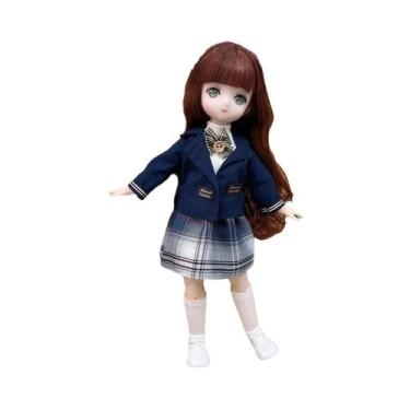Imagem de Boneca BJD Em Escala 1/6 De 30cm Com 23 Juntas Removíveis, Olhos 3D, V