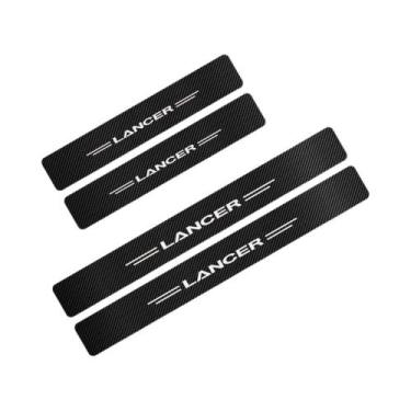 Imagem de Adesivos Para Soleira De Porta De Carro Mitsubishi Lancer Pajero ASX G