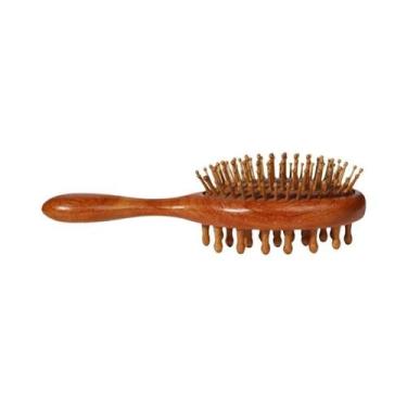 Imagem de 12 Estilos De Escova De Cabelo De Madeira Desembaraçadora Alisadora Ma