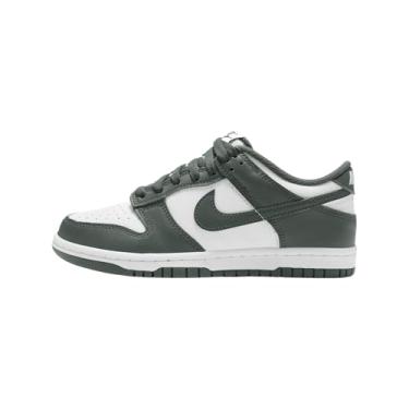 Imagem de Nike Tênis infantil Dunk Low, Branco/Branco/Verde Vintage, 17