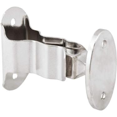 Imagem de Parador de Porta Cromado de Parede – Fixador Resistente com Acabamento em Metal, Prático e Durável para Proteção e Sustentação de Portas