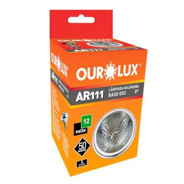Imagem de Lâmpada Halógena Ar111 G53 50W 12V 8° 2800K OUROLUX