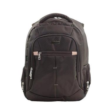 Imagem de Mochila casual p/notebook 15" em poliéster 1680 pvc - m-100 - café - T