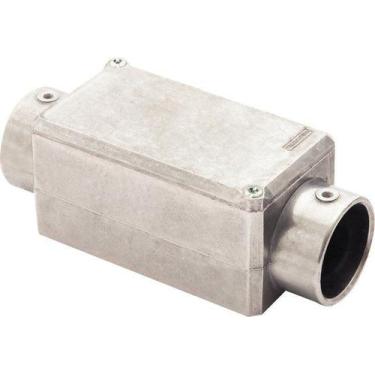 Imagem de Condulete fixo 1.1/4" tipo "C" - com tampa / rosca BSP / com pintura -