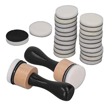 Imagem de RiToEasysports Pincéis de Mistura de Tinta Ferramentas de Mistura de Esponja de Transição Brilhantes para Cartões de Papel Scrapbooking Material de Carimbo de Borracha Log de Esponja