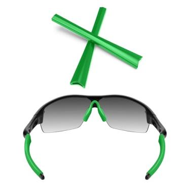 Imagem de ToughAsNails Meias de substituição verde-escuro para óculos de sol Oakley Radar Path/Radar Edge/Radar Range/Radar Pitch/Radar XL