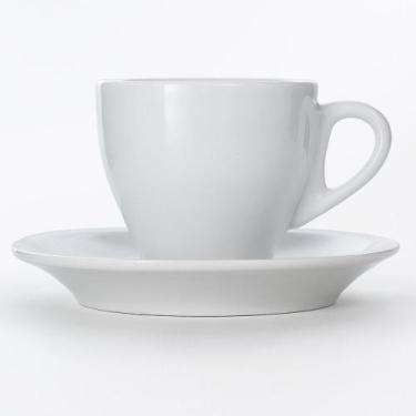 Imagem de Xícara Boundi com Pires de Porcelana 160 ml  Elegância para Café e Cap