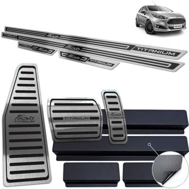 Imagem de Descanso Pedaleira Auto Soleira New Fiesta Titanium Preto