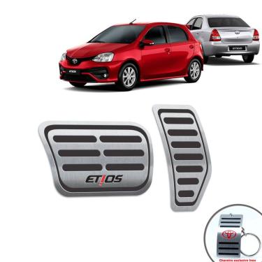 Imagem de Pedaleira Automático Toyota Etios Platinum 2014 A 2019 Preto