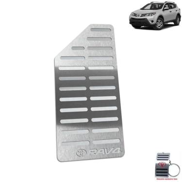 Imagem de Descanso De Pé Em Aço Inox Rav4 2001 a 2012 Prata