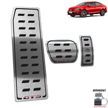 Imagem de Descanso + Pedaleira Automático gravação em preto Virtus Gts