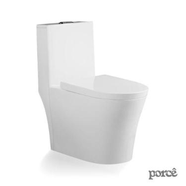 Imagem de Vaso Sanitário Monobloco Porcê Abstratus Privada Com Assento Branco (P