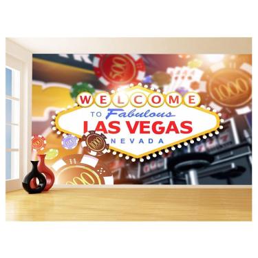 Imagem de Papel De Parede Salão De Jogos Cassino Fichas 3,5M Jcs132