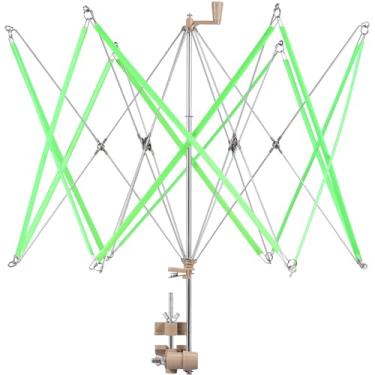 Imagem de Fio de guarda-chuva, enrolador de fio de tricô de plástico leve operado à mão, enrolador de tricô manual, presentes legais para crochê e amantes