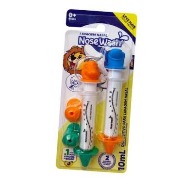 Imagem de Seringa para Lavagem Nasal Leão e Tubarão Duplo 2 unidades 10ml - Nose