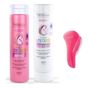 Imagem de Kit Shampoo e Condicionador Magia de Unicórnio Forever Liss 250ml