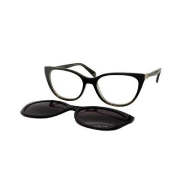 Imagem de Armação De Óculos Ana Hickmann Vivi 5 E02 Verde Brilho-Feminino