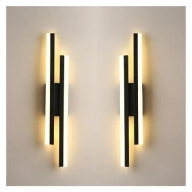 Imagem de HOSETEON Arandelas de parede LEDoom Tubo de linha de cobre Abajur de acrílico Interior ng r g Luminária de corredor de sala, luz de parede