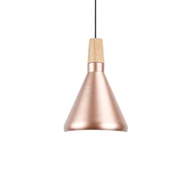 Imagem de CHENKUI Luminária pendente de bar vintage abajur industrial elegante luminária de teto de atmosfera de metal, base E26/E27 luminária suspensa de teto ajustável rústica para ilha de cozinha