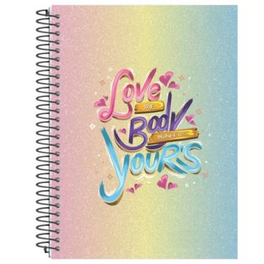 Imagem de Caderno Capa Dura 15 Matérias 240 Folhas Happy Life 1 Un - PanAmerican