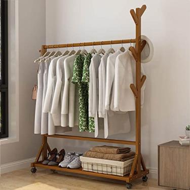 Imagem de Cabides de quarto, suportes independentes modernos, varões para pendurar, bases fortes, cabides estáveis, boa capacidade de carga, adequado