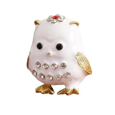 Imagem de Colaxi Caixa de joias, porta-joias de, estilo vintage, armazenamento, estatueta de, organizador de joias para pulseiras, brincos, pingentes, Branco