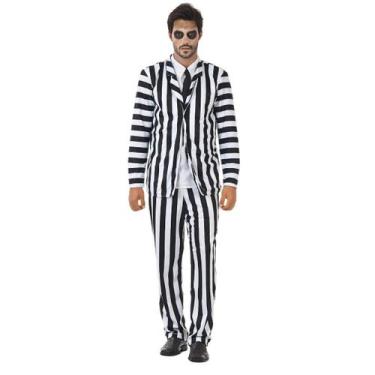 Imagem de Fantasia Beetlejuice Adulto Halloween - Sulamericana, UNICA, M