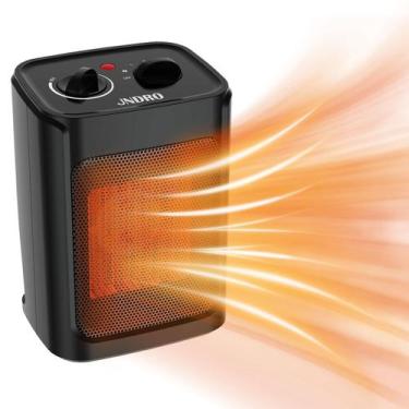 Imagem de Aquecedor de ambiente elétrico JNDRO Portable 1500W/750W Ceramic