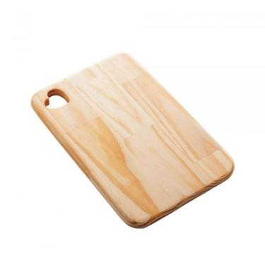 Imagem de Tabua de corte 30 Cm Coração Madeira Pinus - Woodart