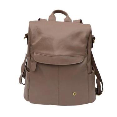 Imagem de Bolsa Mochila de Couro Legítimo Feminina Passeio Luxo Viagem - Gaios E