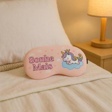 Imagem de Kit 6 Máscaras de Dormir Tapa Olho Infantil e Adulto  Modelos Divertid