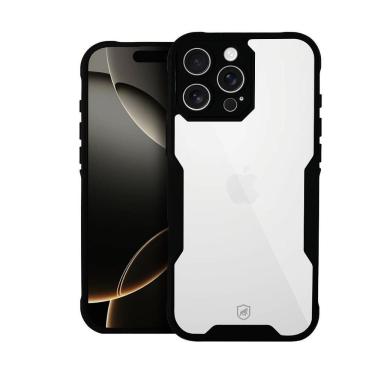 Imagem de Capa Case Capinha Para Iphone 16 Pro - Dual Shock Sense Preta - Gshield