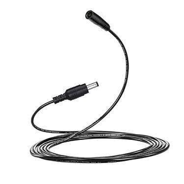 Imagem de GRAYBULL Kit solar de cabo de extensão CC de 8 mm, cabo de alimentação de 3 m para gerador solar de estação de energia portátil, cabo CC estendido de 8 mm (preto 1 a 3 pés)