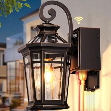 Imagem de OPAXIS Luminária de parede externa P8105-GF-ORBG-P1