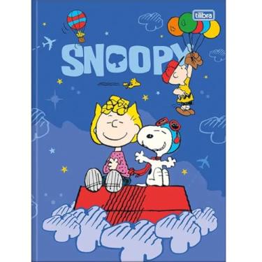 Imagem de Caderno Snoopy TILIBRA Universitário BROCHURA - 80 Folhas (Balão)