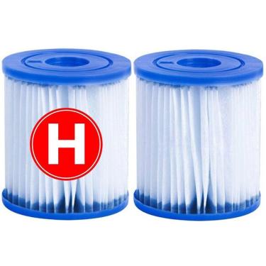 Imagem de Kit 02 Unidades Cartucho H Refil Bomba Filtro 1250 Lh Intex