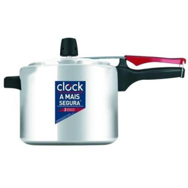 Imagem de Panela De Pressão Clock Clássica Eco Polida 4,5 Litros em Alumínio