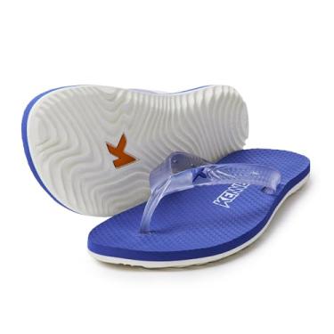 Imagem de Chinelo Kenner New Summer Masculino - Branco e Azul - 41