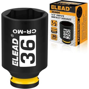 Imagem de Soquete de impacto profundo de 1/5.1 cm, soquete métrico de 36 mm, soquete de porca de impacto de 1/5.1 cm, conjunto de soquetes de porca CR-MO, soquetes de filtro de óleo, ferramentas para facilitar