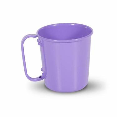 Imagem de Caneca em alumínio 350ml Lilás - Alumínios e Cia 