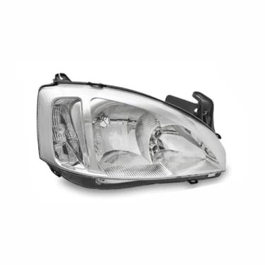 Imagem de Farol corsa, montana 2003 ate 2007 lente raiada cromado lado direito
