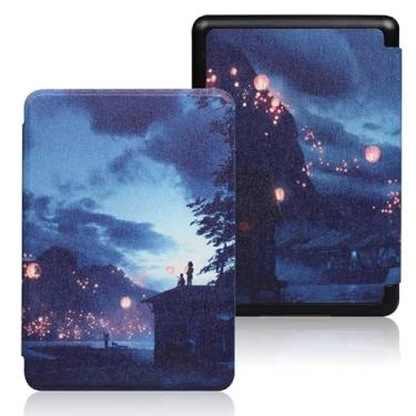 Imagem de Yzlvigrous Capa para Kindle Paperwhite 5/6/7th Gen 2012/2013/2015, Modelo Compatível com Estojo de 6 Polegadas: DP75SDI/EY21, Capa Ultra Slim PU com Sono Automático/Wake