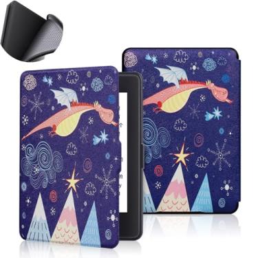 Imagem de Yzlvigrous Capa para Kindle Paperwhite 12th/Colorsoft Signature Edition 1ª Geração 2024, Tampa Traseira de TPU Macio de 7 Polegadas com Sono/acordamento Automático, Modelo: SA568B/SA59CP/SA569P