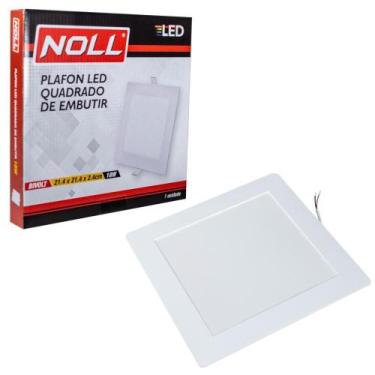 Imagem de Painel De Led Plafon Embutir Quadrado 18W Luz 4000K 21,4Cm - Noll