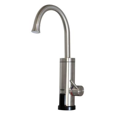 Imagem de Torneira Elétrica Fame Com Resistência Blindada De Bancada Inox Escovado 220v