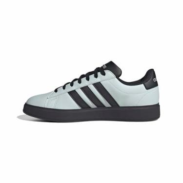 Imagem de adidas Grand Court 2.0 Tênis masculino, Wonder Silver/Preto/Preto, 4